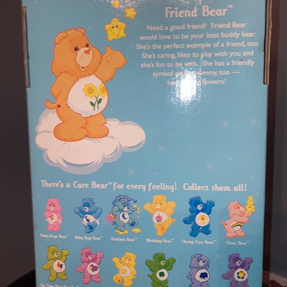 Care Bears Friend Bear With VHS Video in Box Collector Item - Picture 5 of 6